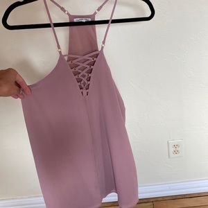 Lavender mini dress